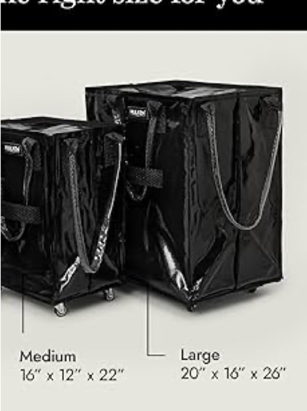Large HULKEN Rose Gold Rolling Tote Bag for Women Travel - Picture 6 of 6